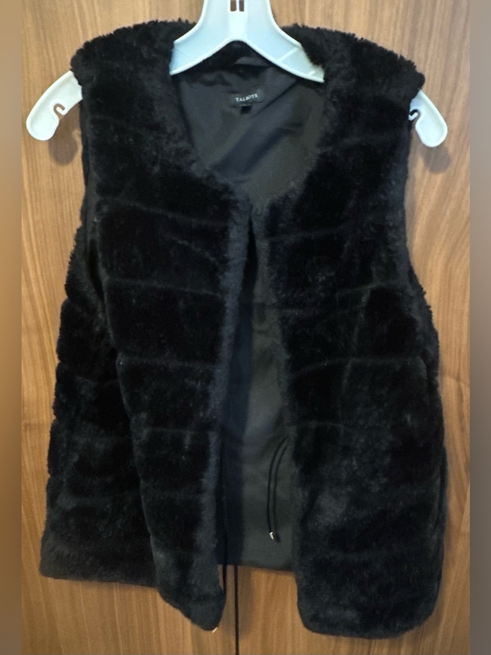 Talbots Faux Fur Vest